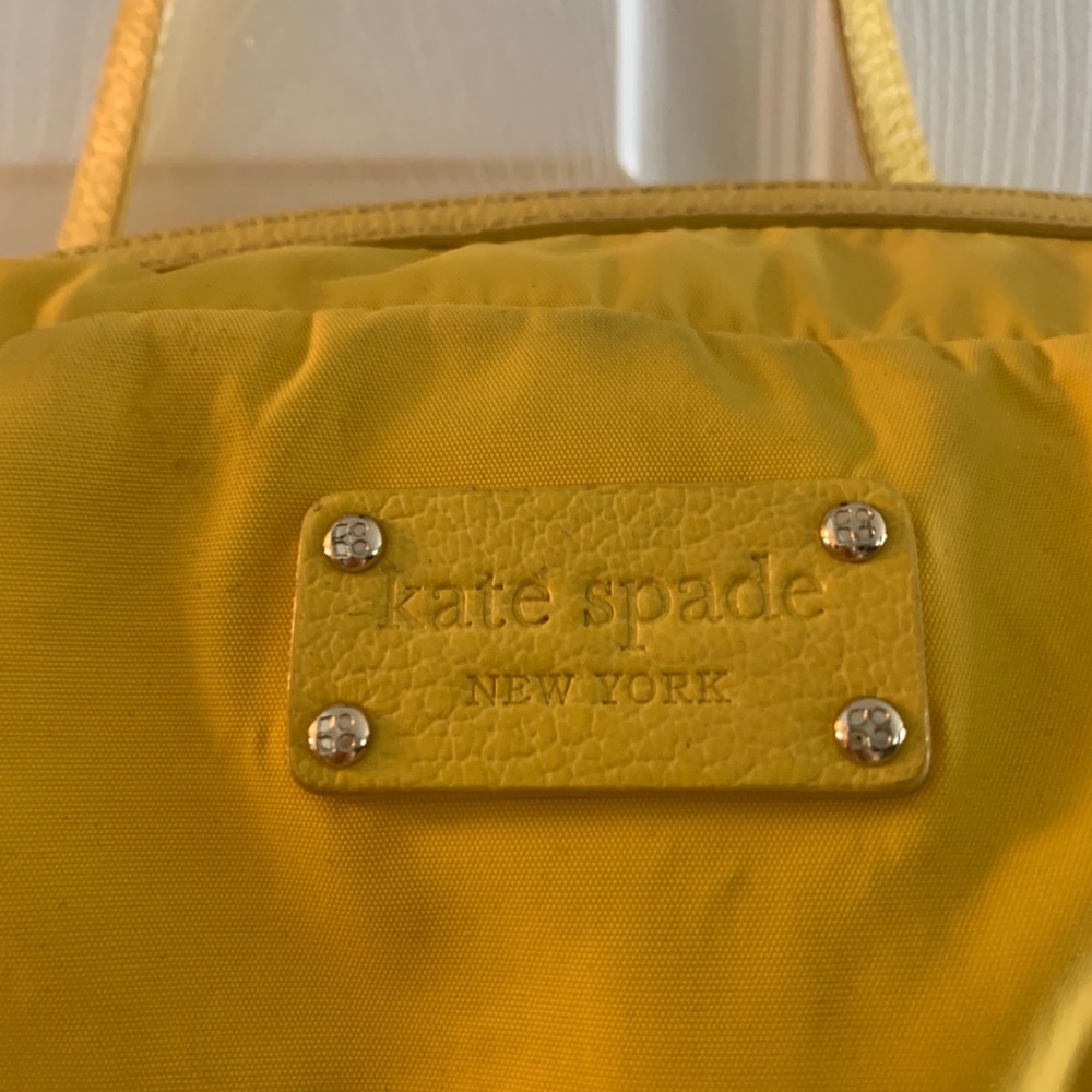 Kate Spade bright yellow satchel